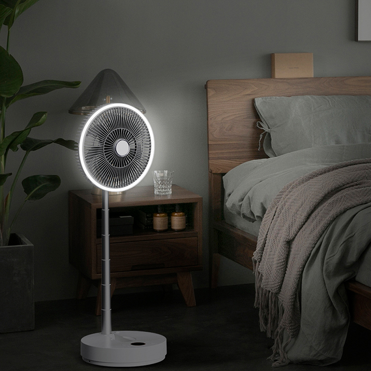 Home Plastic Stand Fan HY-350-10 HY-350-12 with Simple Design and Soundless Operation