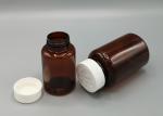 Brown Pet Bottles For Pharmaceuticals , 250ml Plastic Medicine Bottles With Lids