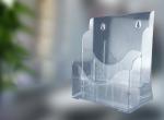 wall transparent acrylic display rack, Propaganda magazine rack
