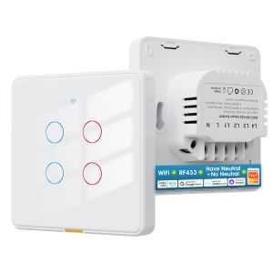 Tuya WiFi switch RF433 control Timing Voice App Alexa, Google Home Smart Home No