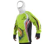 Unisex Outdoor Fishing Clothing OEM Design Hooded Fishing Shirt Multi Color