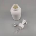 HDPE Collar 300ml 500ml Plastic Foam Pump Bottle with Clip Lock and Screen