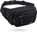 Bum Fashion Fanny Pack Men Women Water Resistant Waist Bag With 6 Zipped Pockets