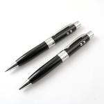 Black Metal Pen USB Flash Drive 256GB Full Memory 30MB/S with Laser Radiation
