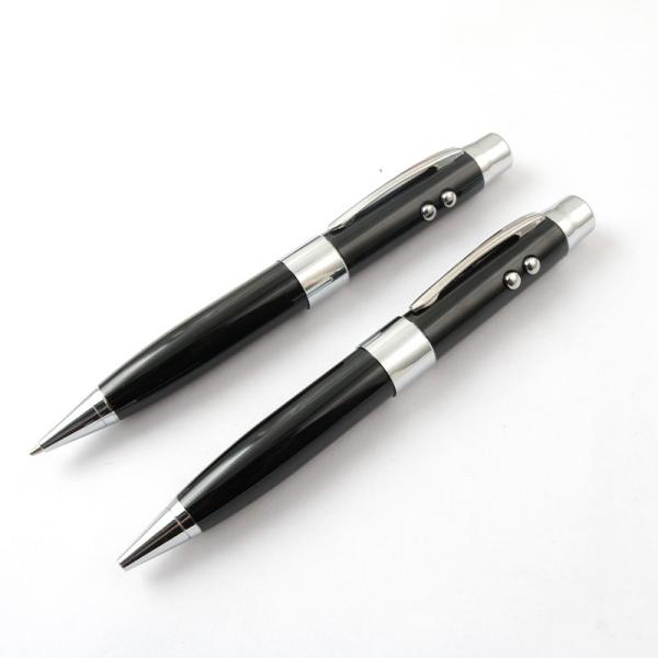 Black Metal Pen USB Flash Drive 256GB Full Memory 30MB/S with Laser Radiation