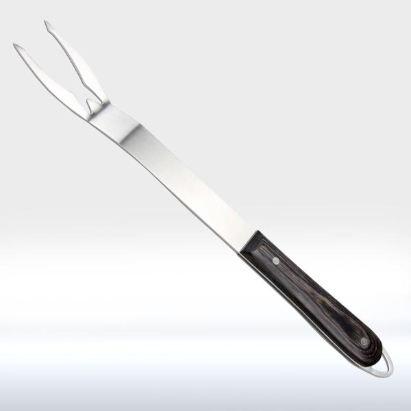 2.5mm Thickness Personalized BBQ Tools , Barbecue Grill Set With Premium Wood