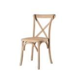 Hotel Chair Vintage X Cross Back Stackable Wooden Wedding Event Restaurant