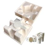 Compostable Paper Packaging , Sugarcane Moulded Cardboard Packaging