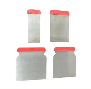 China 4 pcs set Plastic Handle Stainless Steel Painting Scrapers factory