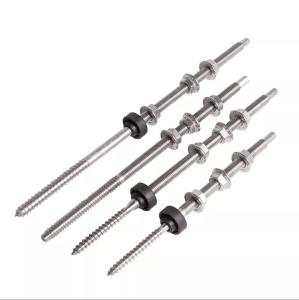 China ISO Standard Solar Double Ending Bolts for Stainless Steel Solar Hanger Bolts Mounting factory