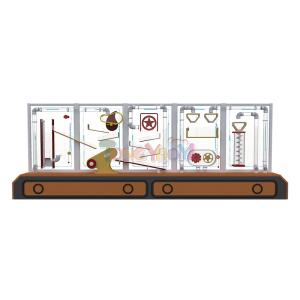 China Childrens Soft Play Equipment Puzzle Pipe Interactive Wall Games 0.8KW on sale