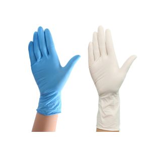 Adult Blue Nitrile Disposable Gloves Examination Exam