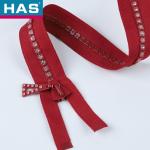 Custom Colorful Diamond/rhinestone Open-end Plastic Zippers & Accessories