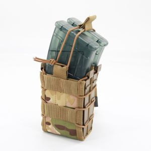 Outdoor Tactical Magazine Pouches Quick Draw Holsters AK M4 Elastic Molle Vest