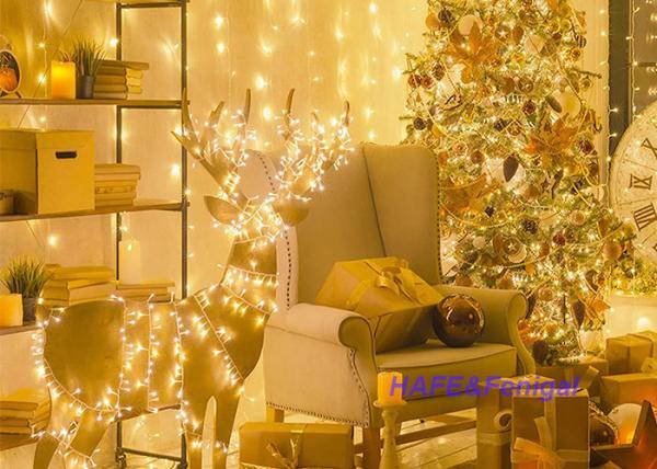 Garland Christmas Ramadan Led Fairy Lights String Outdoor Waterproof Holiday