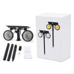 Dual Head 2400mAH 6000K Commercial LED Solar Landscape Spotlights