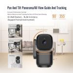 2.4G 5G Wifi Smart Camera Indoor Night Vision One Way Intercom Smart Home