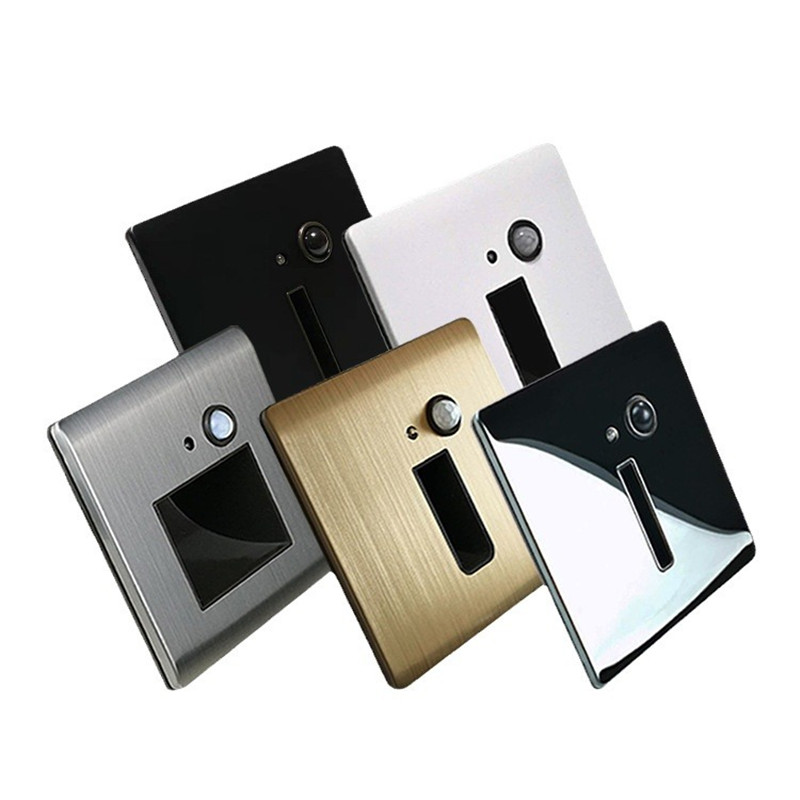 SS Panel Curved Plate Indoor Light with Motion Sensor 100 PCs/Ctn 20000 Working Hours