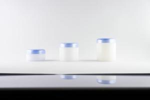 China ABS Plastic Makeup Pots Jars / Beautiful Cosmetic Cream Jars 30g 50g factory