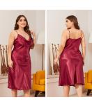 Satin Knitted Sexy Silk Sleepwear