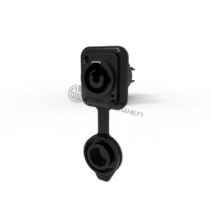 China IP65 Waterproof Triple Core LED Display Power Connectors 3Pins 250V AC Female Plug Male Chassis Outdoor Connector factory