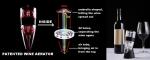 GLOBAL EXCLUSIVE PATENT Wine Aerator,Adjustable Decanter,Wine Accessories 6