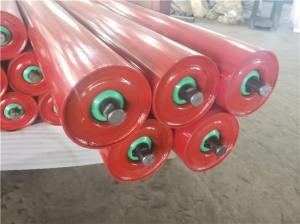 China Steel 200mm Length Idler Roller For Belt Conveyor System factory