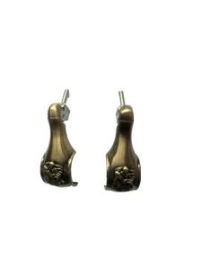 China High Hardness Casket Hardware Zinc Alloy Arm Handle 24*22*20 Cm M3 factory