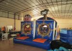 Outdoor Athletic Inflatable Obstacle Course Pirate Themed Digital Painting