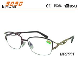 China latest classic fashion reading glasses with stainless steel, suitable for men and women factory