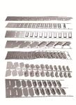Precision metal stamping parts made of electro - galvanized steel material, used