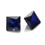Gems Synthetic 34# Sapphire Square 1.5x1.5mm-10x10mm Corundum Loose Gemstone For