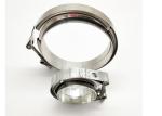 4" Inch 102mm Stainless 304 V-band Clamp Exhaust Downpipe Female Male Flange Kit