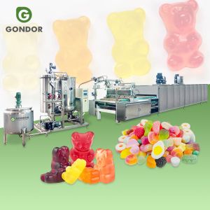 Fully Automatic Industrial Jelly Eyeball Candy Make Machine New Condition Complete Line to Create Gummies and Eye Gummy Candies