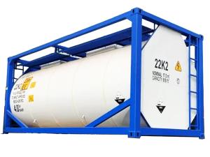 China White T14 Liquid Tank Container 20Ft Carbon Steel Storage Tanks factory