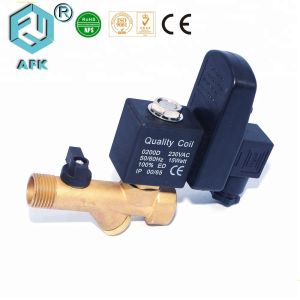 Automatic 1/2" Drain Solenoid Valve With Timer Material Flame Retardant ABS