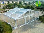 Waterproof 3m To 40m 60m PVC Wedding Tent With 60x20m Clear Roof
