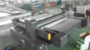 China Graphic Flatbed Digital Cutting Machine , Paper Box Cutting Machine 1400 Mm/S factory