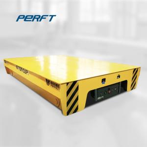 China 50t Molten Iron Casting Rail Electric Heavy Load Cart For Warehouse factory