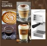 CM-1699 Office Metal Espresso Coffee Machine Detachable Frothing Nozzle