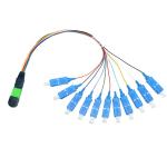 12 Color SC APC UPC 0.9mm Single Mode MPO MTP