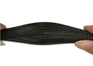 China Heat Shrink PET Expandable Braided Cable Sleeving Wear Resistant Easy Installation factory