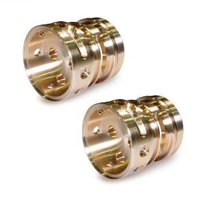 China OEM Brush Surface Turned Brass CNC Machining Parts factory