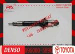 Common Rail Fuel Injector 095000-5890 095000-5891 23670-30080 For TOYOTA for