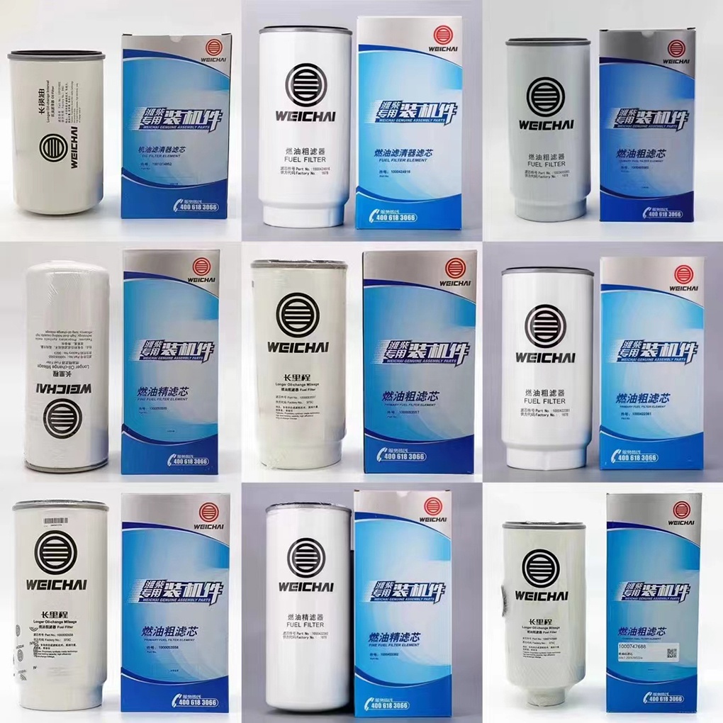 J6 Shacman Heavy Duty Truck Weichai Original Engine Parts Fuel Coarse Filter 1000424916A PL420 1000424916