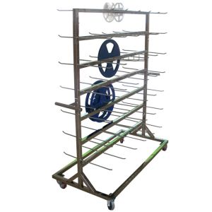 China SMT Component Reel Antistatic Trolley ESD PCB Magazine Rack on sale