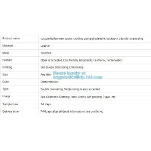 Custom Name Stamping PU Leather Drawstring Bag With Handle Waterproof Promotiona