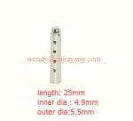 jiayang light gold screw type metal aglets for shoelace