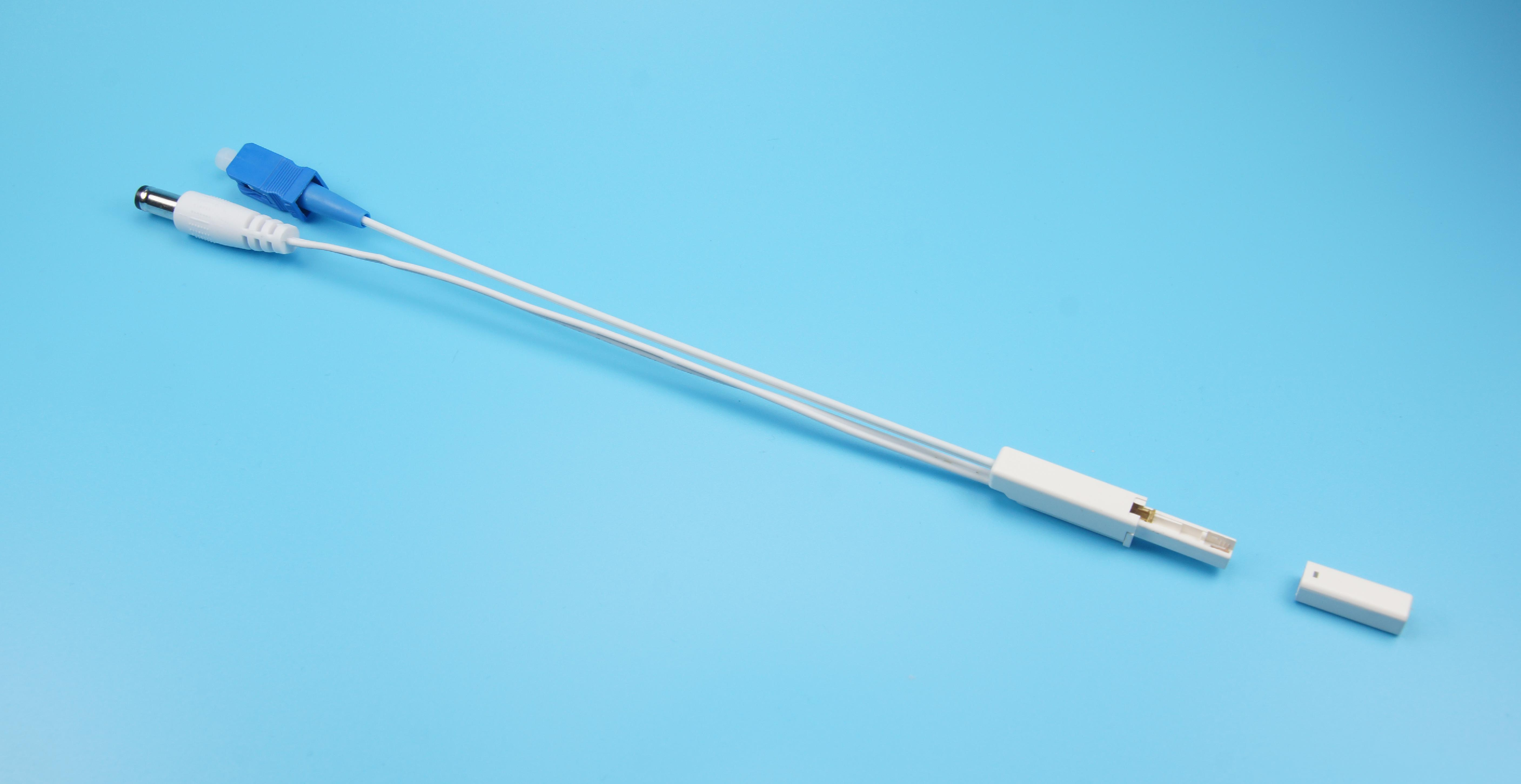Physical photoelectric hybrid fast connector Assembly Quick Connectors for Fiber Optic Cable