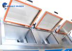 High Frequency Ultrasonic Cleaner 3 Soak Tanks for Industrial Metal Belt 20-95C